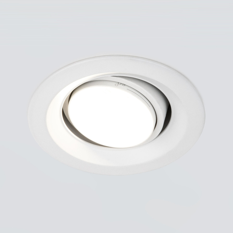 Встраиваемый светодиодный светильник с регулировкой угла освещения 9919 LED 10W 4200K белый