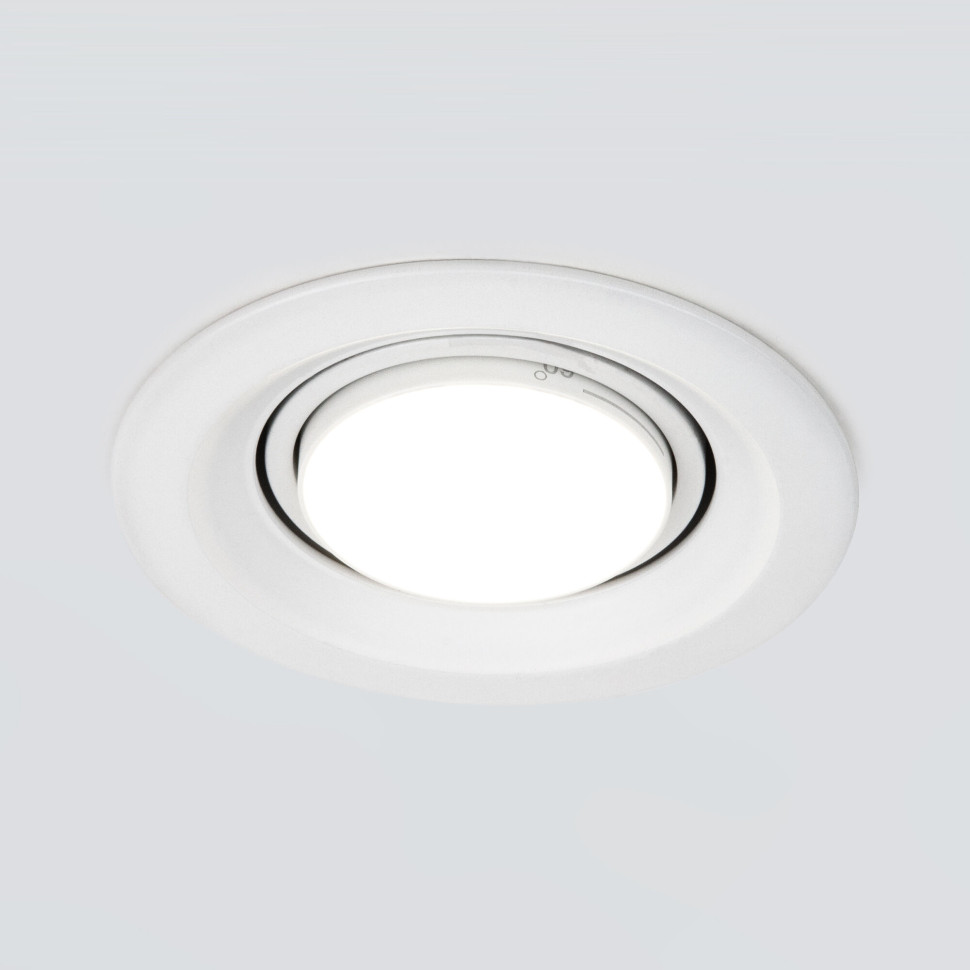 Встраиваемый светодиодный светильник с регулировкой угла освещения 9919 LED 10W 4200K белый