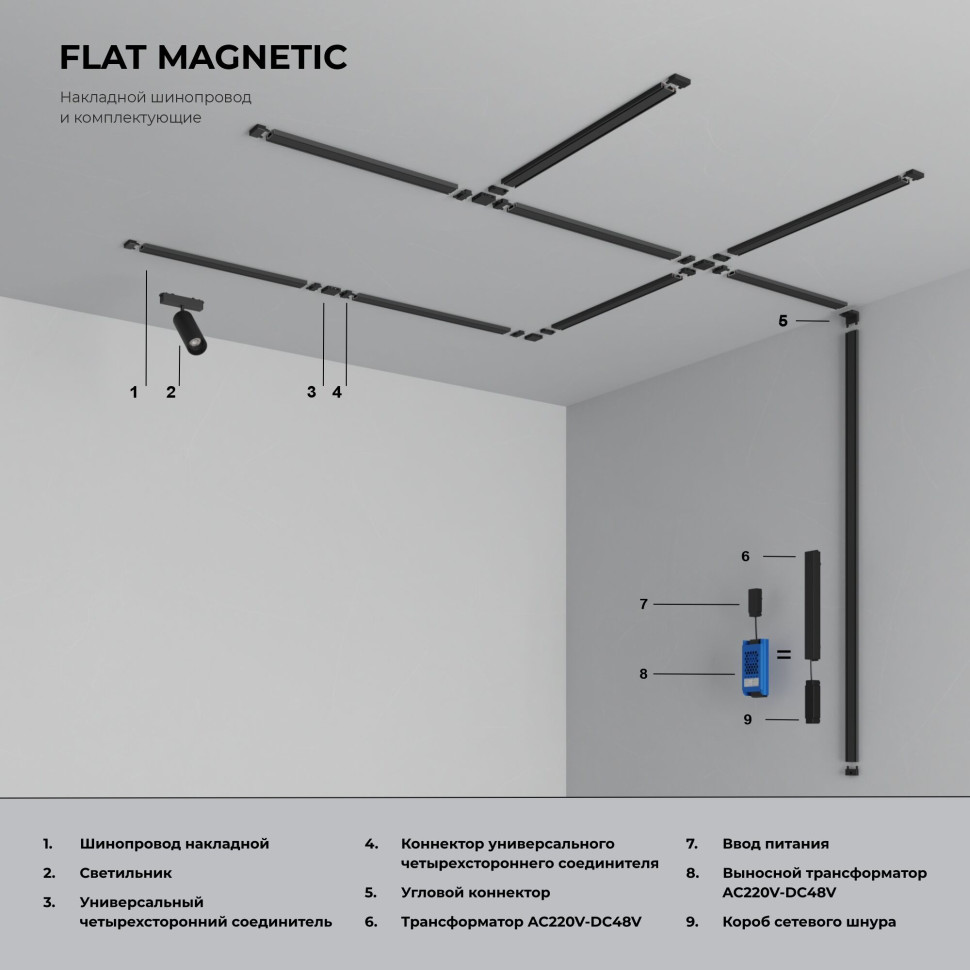 Короб для сетевого шнура Flat Magnetic 85131/00