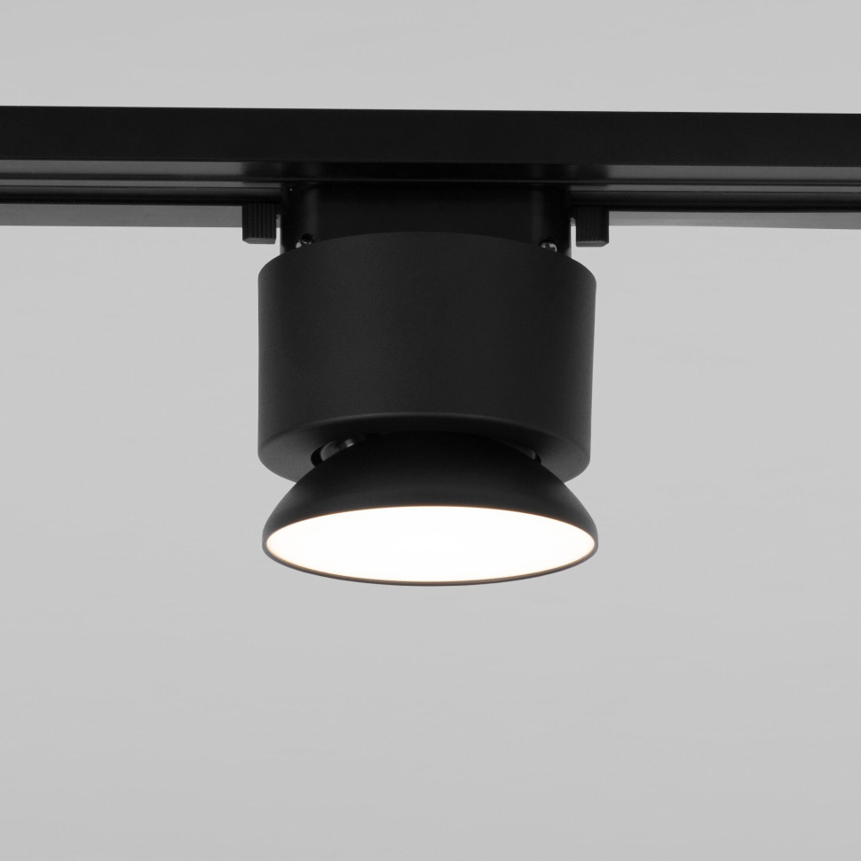 Трековый светильник для однофазного шинопровода Smooth чёрный матовый 10 Вт 4200K 85515/01