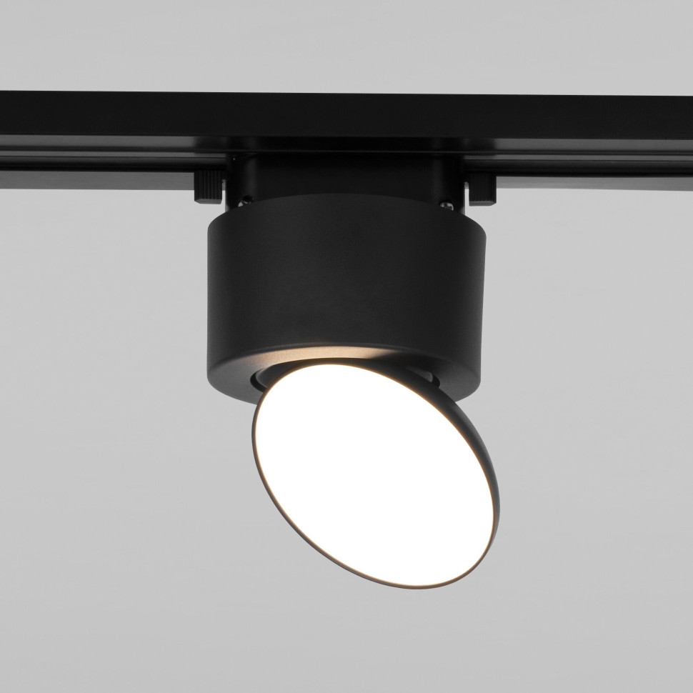 Трековый светильник для однофазного шинопровода Smooth чёрный матовый 10 Вт 4200K 85515/01