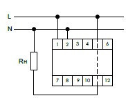Указатель тока WT-1 для однофазной сети (0,5-50 А, до 999 А с ТТ)