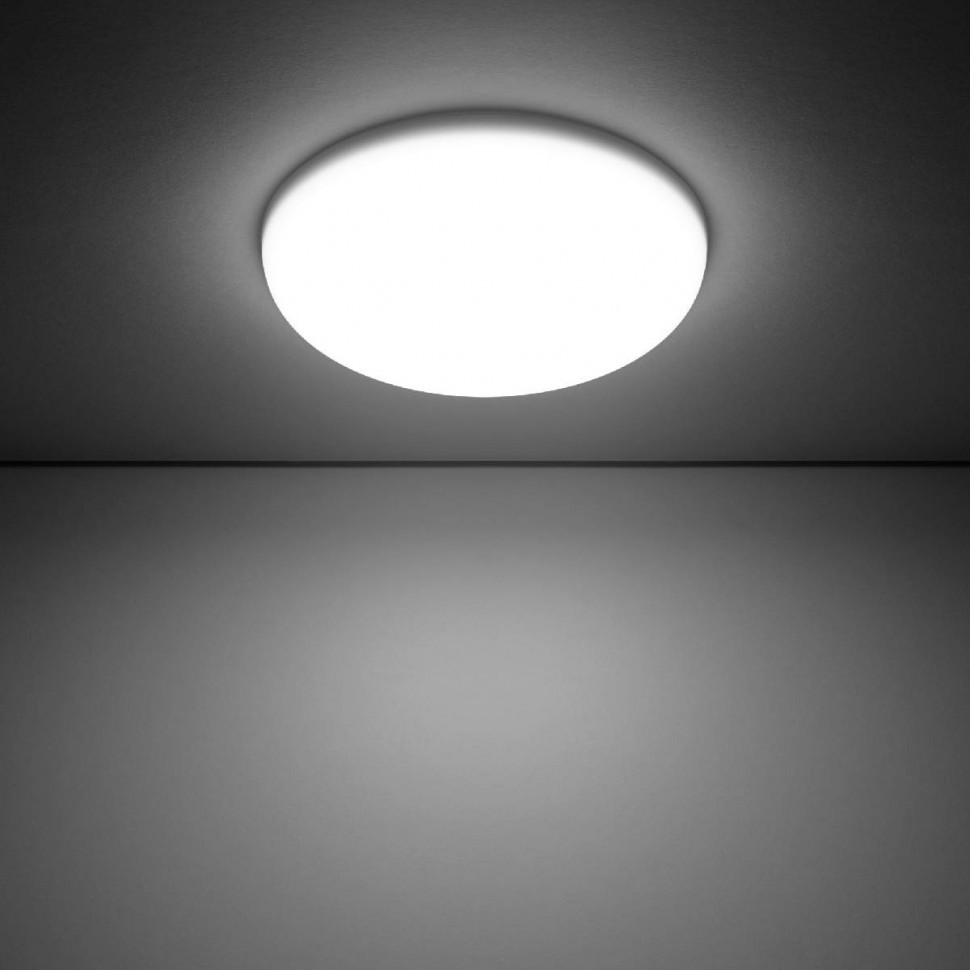 Встраиваемый светодиодный светильник Gauss Frameless круг 967511212