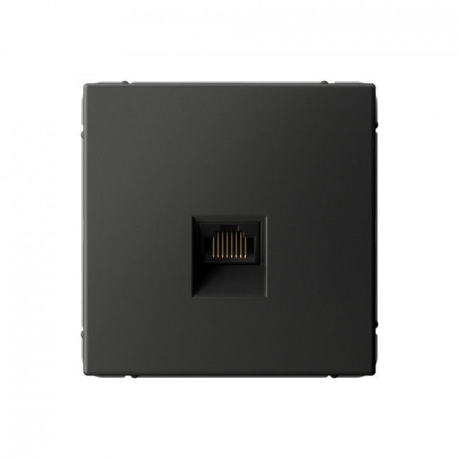 Розетка Schneider Electric Art Gallery RJ-45 кат. 6a, Базальт GAL001486