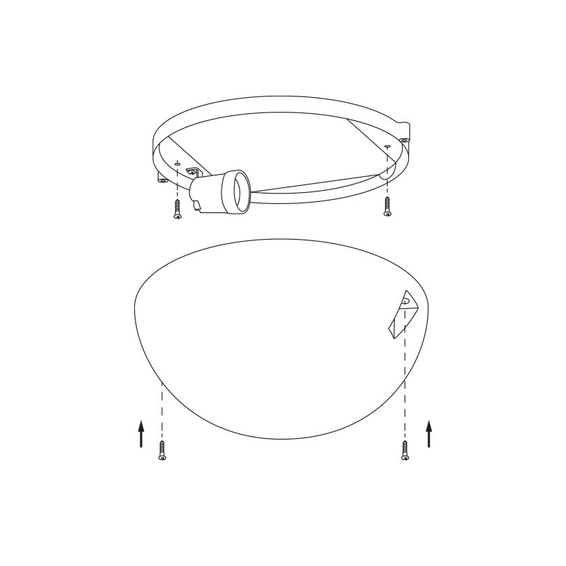 Настенно-потолочный светильник Wolta ДПБ06-60-002