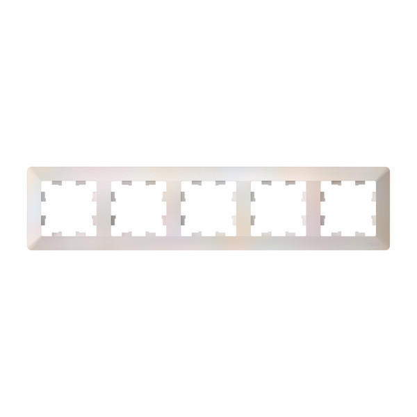 Рамка Systeme Electric AtlasDesign Air 5-ая, цвет жемчуг, ATN220405