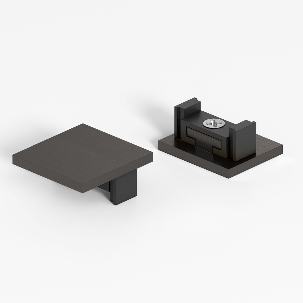 Brass Line Заглушки для накладного шинопровода латунь 2шт 85230/00