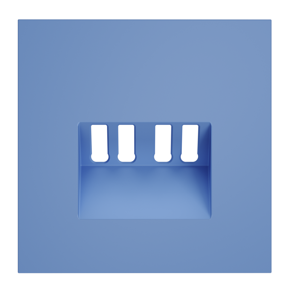 Накладка для розетки акустической 4-местной , S70 (деним)