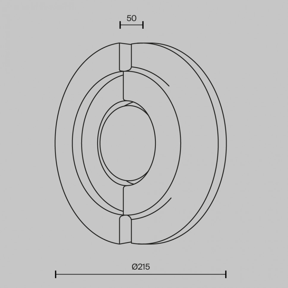 Настенный светильник Maytoni Daylight MOD462WL-L10BG3K