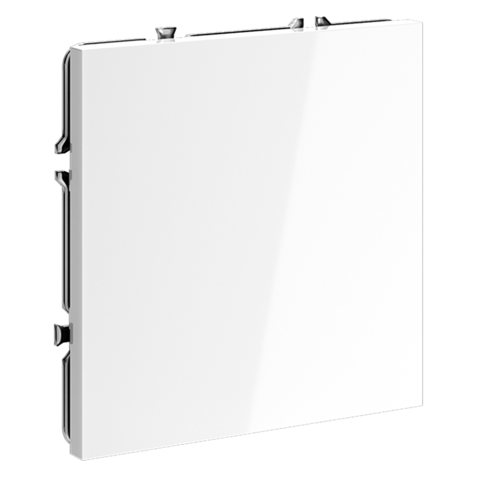 Заглушка VOLTUM S70 с суппортом, (белый глянцевый)