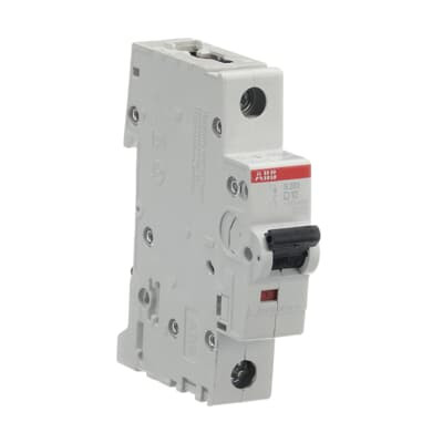 Автоматический выключатель ABB S201-D10 1P 6kA 6А 2CDS251001R0101