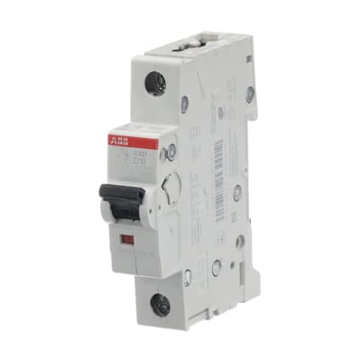 Автоматический выключатель ABB S201-D10 1P 6kA 6А 2CDS251001R0101