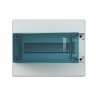 Бокс настенный 12М IP65 прозрачная зеленая дверь Mistral65 (с клемм) 1SLM006501A1202