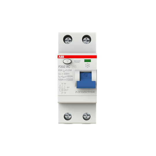УЗО ABB F202 AC-63/0.03 2CSF202001R1630