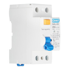 Устройства защитного отключения УЗО CHINT NXL-63 6kA 1P+N 25A 30mA тип АС (R) 280721