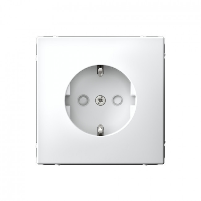 Розетка силовая со шторками, Schneider Electric Art Gallery  белая GAL000145