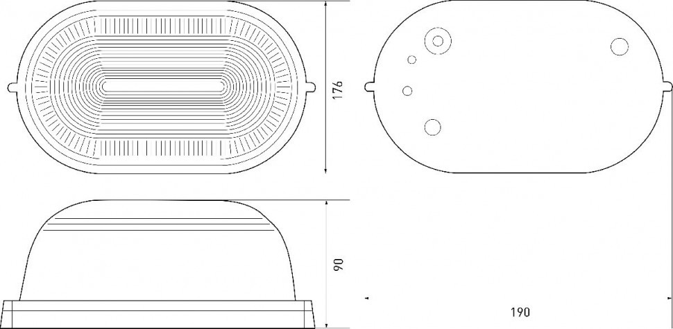Настенно-потолочный светильник Эра НБП 04-100-001 черный Б0063863