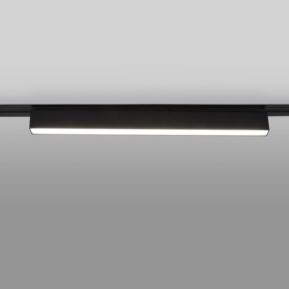 Трековый светодиодный светильник для однофазного шинопровода X-Line 20W 4200K черный матовый X-Line черный матовый 20W 4200K (LTB54) однофазный