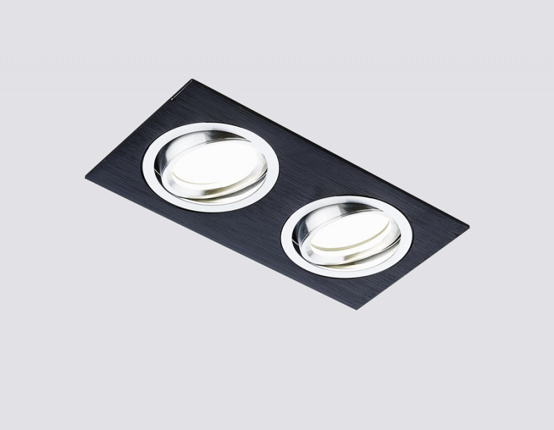 Встраиваемый светильник Ambrella Light Standard Spot A601/2 BK