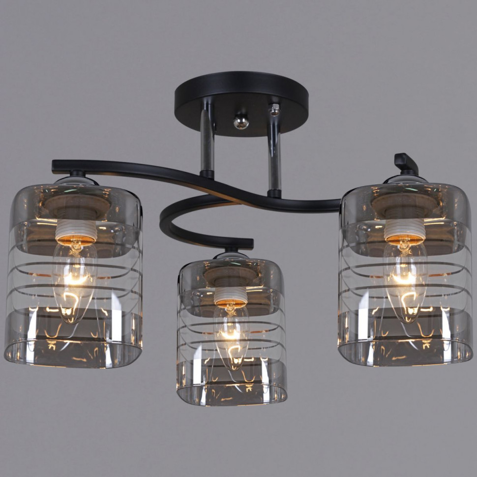 Потолочный светильник Reluce 99260-0.3-03 BK+CR