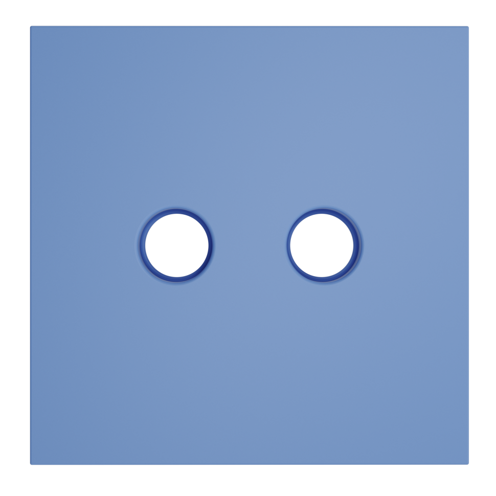 Накладка для розетки телевизионной оконечной TV+SAT, S70 (деним)