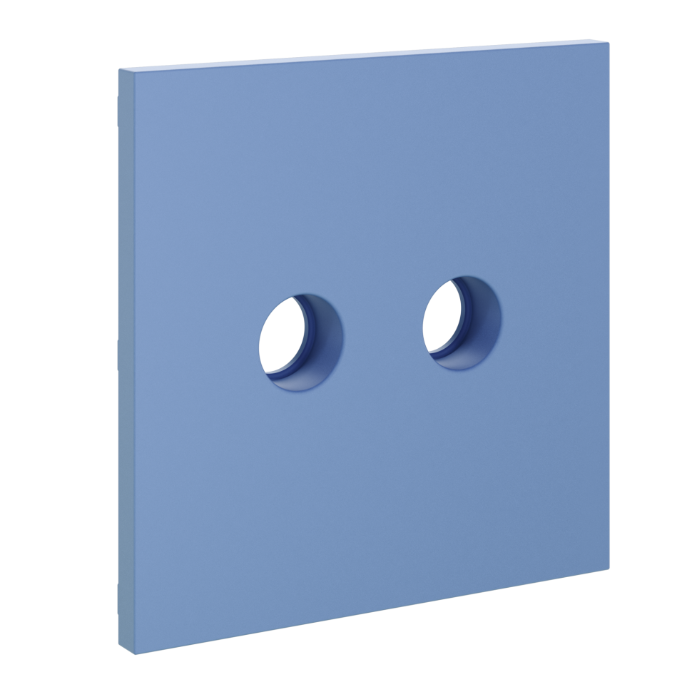 Накладка для розетки телевизионной оконечной TV+SAT, S70 (деним)