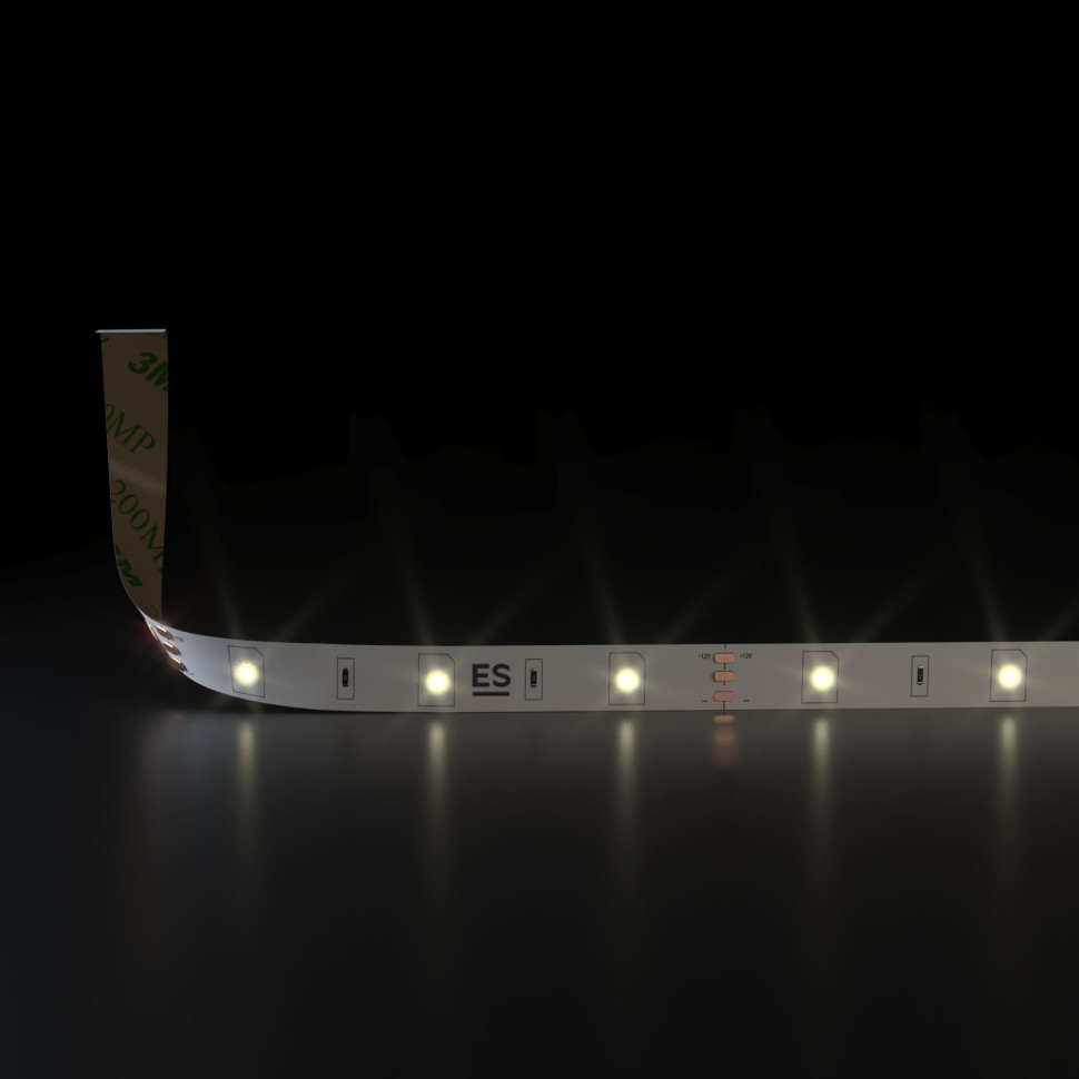 Светодиодная лента Лента светодиодная 12V 7,2W 30Led 5050 IP20 теплый белый, 5м