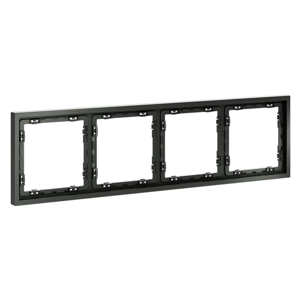 Рамка пластиковая VOLTUM S70 на 4 поста, (титан)