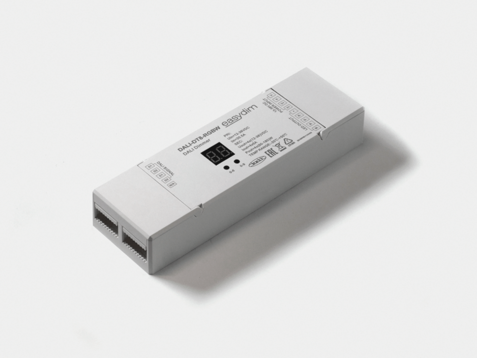  EasyDim Декодер Dali контроллер для RGBW ленты 4x5А, DALI-DT8-RGBW