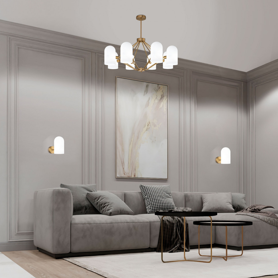 Настенный светильник 60157/1 латунь