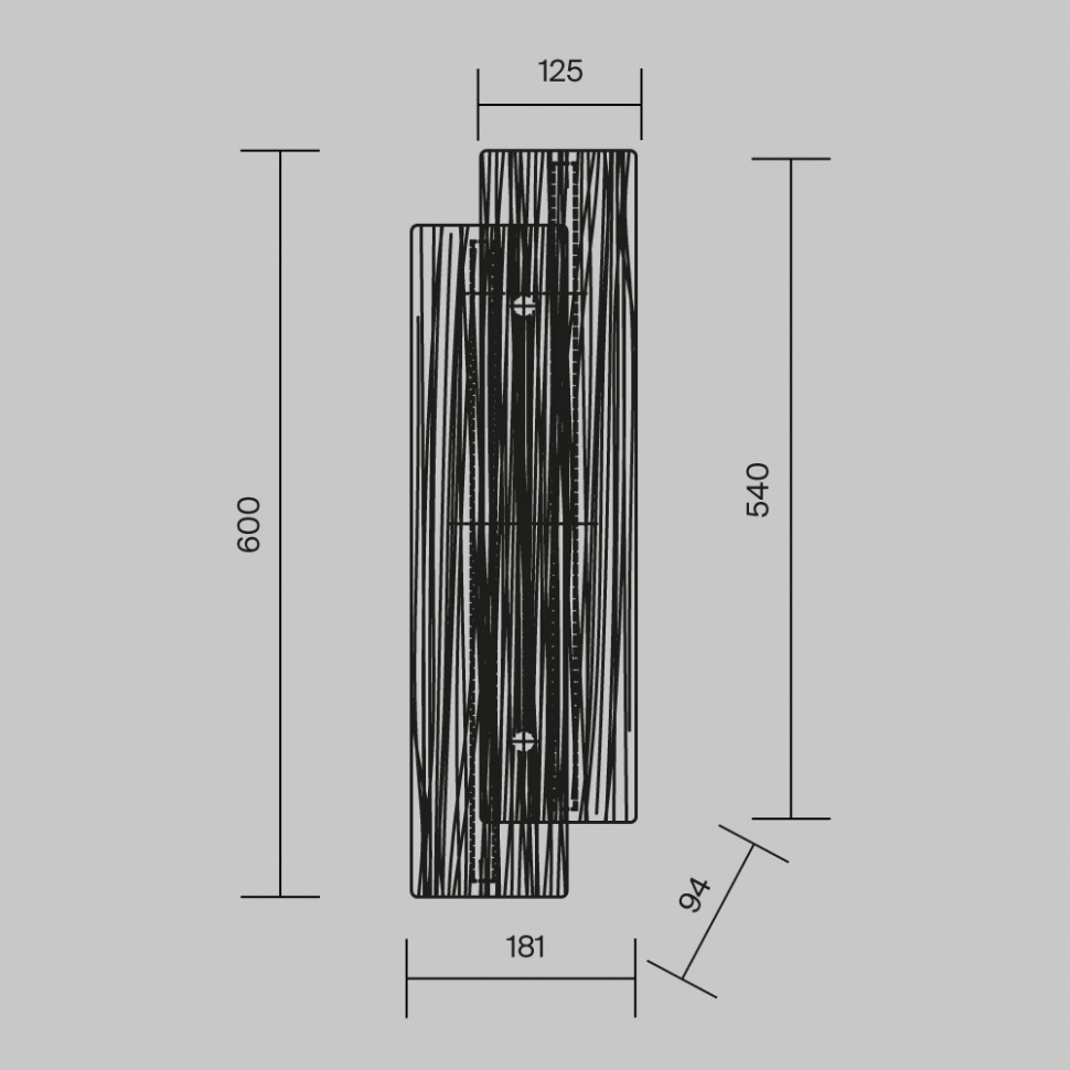 Настенный светильник Maytoni Frostum MOD439WL-L10BSK