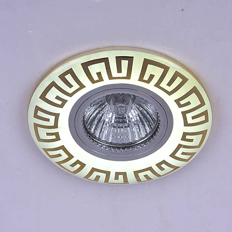 Встраиваемый светильник Reluce 09504-9.0-001MN MR16+LED3W WH/GD