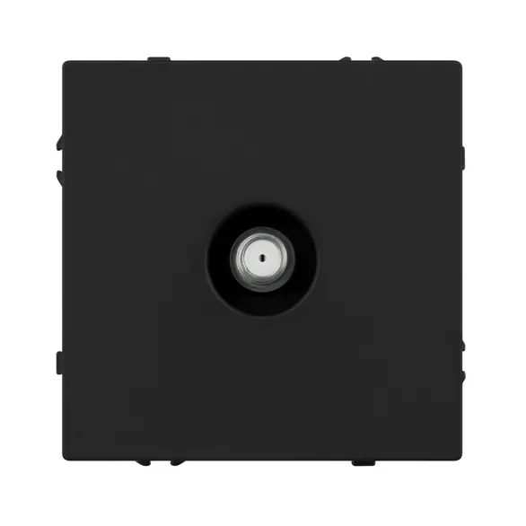 Розетка антенная Typ F, NEO (черный) 