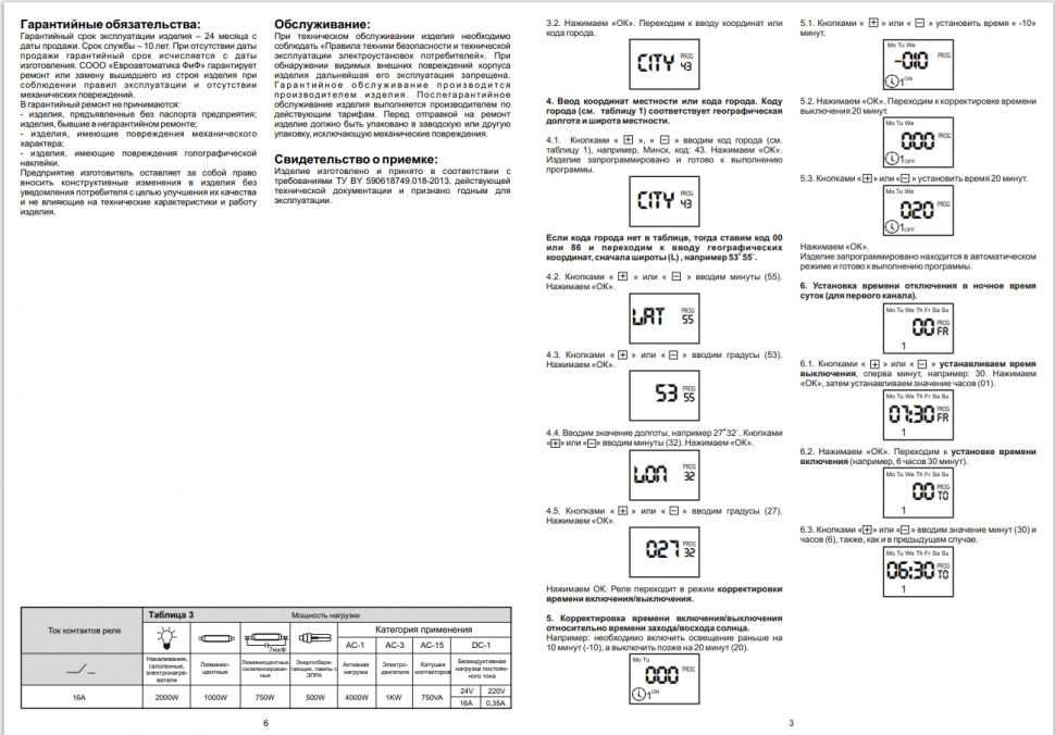 Астрономический реле времени PCZ-527 EA02.002.006 F&F