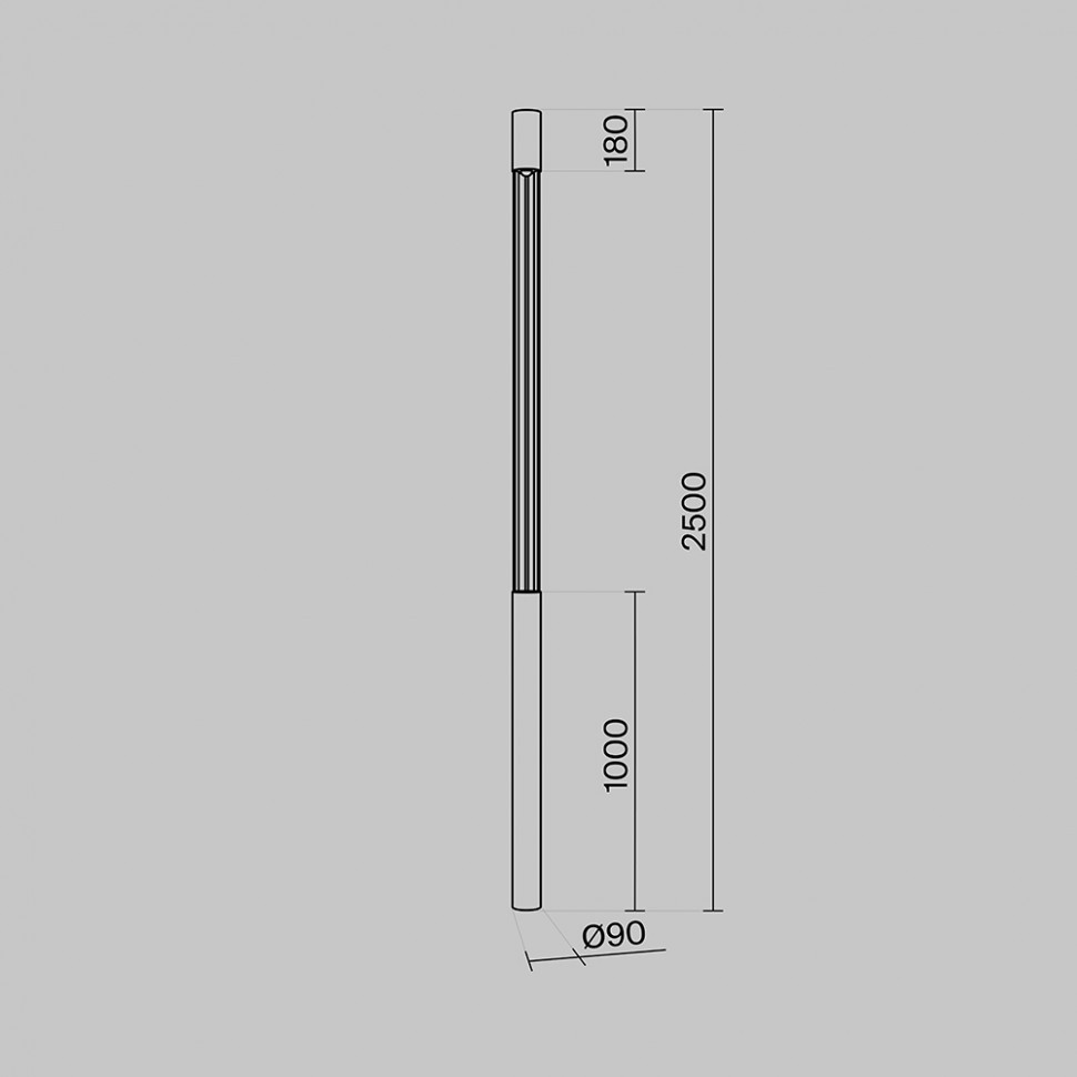 Садово-парковый светильник Outdoor O427FL-L30GF3K