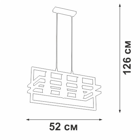 Подвесной светильник Vitaluce V2861-1/3S