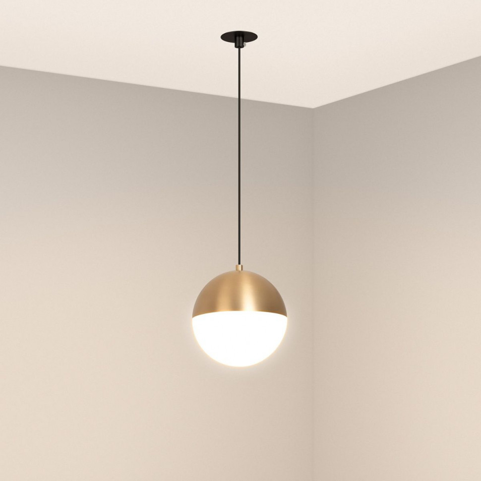 Подвесной светильник Arlight SP-EMISFERO-HANG-BUILT-R150-11W Day4000 (GD, 170 deg, 230V) 056590