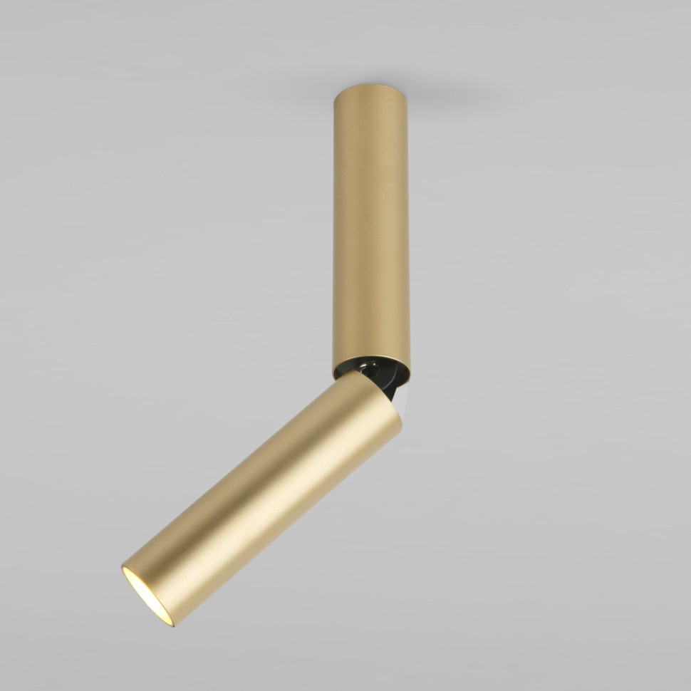 Накладной поворотный светодиодный светильник Pika 25029/LED 6W 4200K латунь