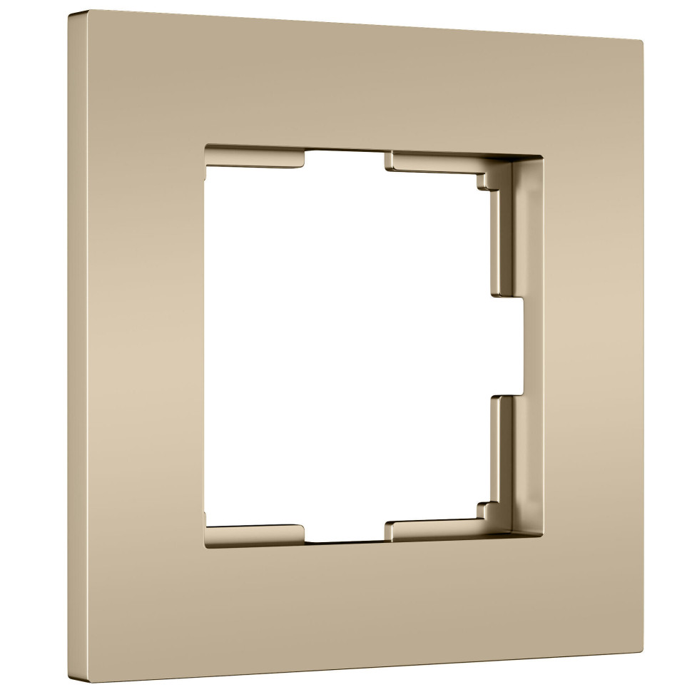 W0012911/ Рамка на 1 пост Slab (шампань софт) W0012911