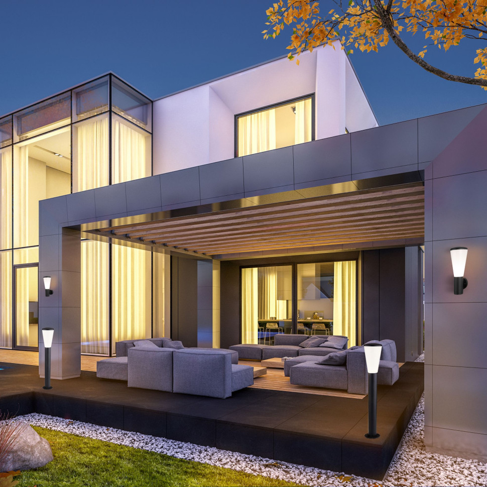 Ландшафтный светильник чёрный IP54 1417 TECHNO