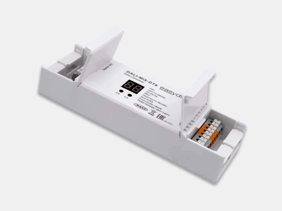  EasyDim Декодер Dali контроллер для MIX лент 4х5А, DALI-DT8-CCT