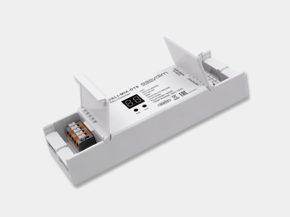  EasyDim Декодер Dali контроллер для MIX лент 4х5А, DALI-DT8-CCT