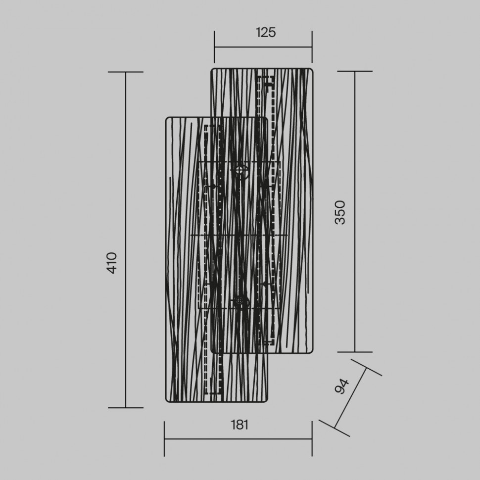 Настенный светильник Maytoni Frostum MOD439WL-L7BSK