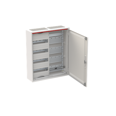 CA24VML Шкаф 48М навесной с медиапанелями IP30,  650x550x160 с самозажимными клеммами N/PE и дверью с вент. отверстиями ComfortLine C 2CPX052211R9999