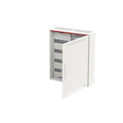 CA24VML Шкаф 48М навесной с медиапанелями IP30,  650x550x160 с самозажимными клеммами N/PE и дверью с вент. отверстиями ComfortLine C 2CPX052211R9999