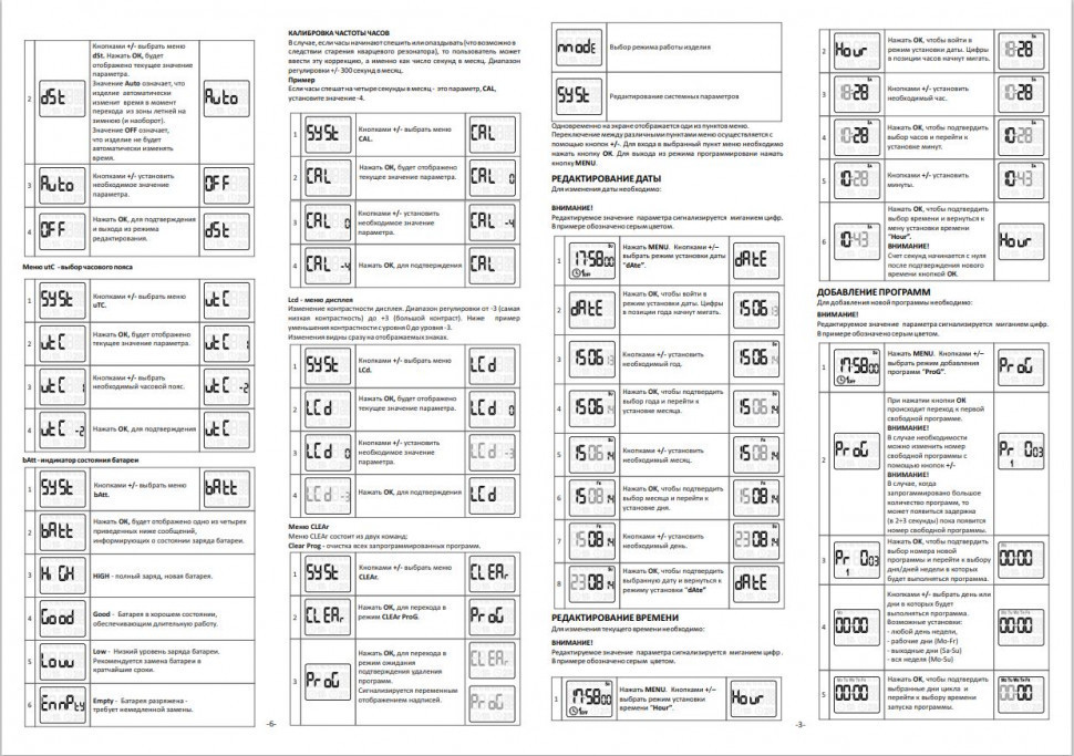 Реле времени программируемый PCZ-531LED