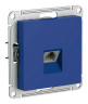 Розетка Schneider Electric Atlas Design RJ-45 кат. 5е, аквамарин ATN001183