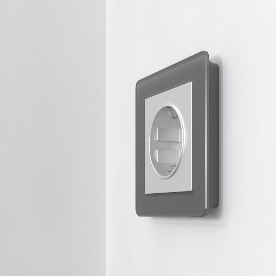 Рамка из акрила на 1 пост Acrylic графит W0012704