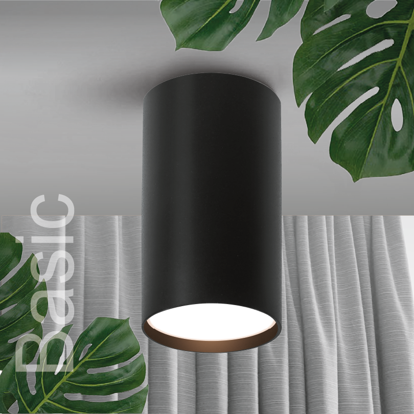 Накладной светильник Wolta Basic WSL-GU10/01BL