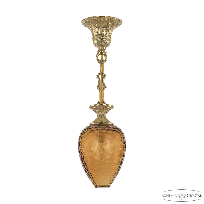 Подвесной светильник Bohemia Ivele Crystal 7003P/12 G Amber/H-1C